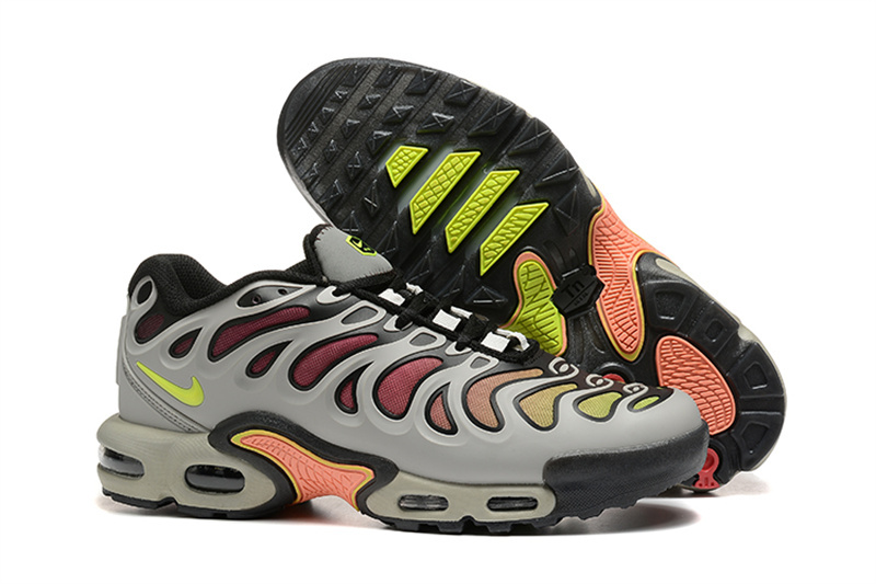 Men's Hot sale Running weapon Air Max TN Grey/Green Shoes 039